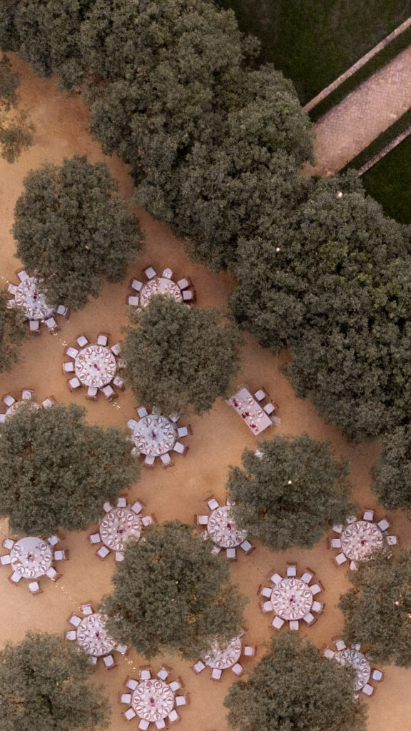 Hacienda La Soledad Sevilla Indian Table Setting
