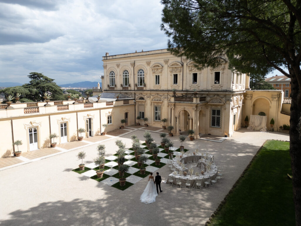 Villa Aurelia wedding Rome Italy