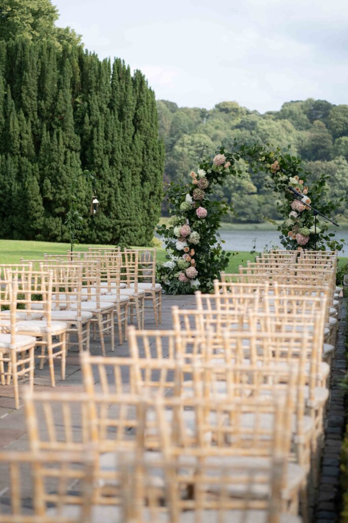 Castle Leslie ceremony setting humanist ceremony