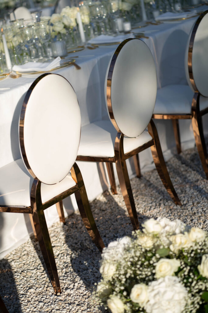 Wedding Tuscany Italy Conti di San Bonifacio Dinner long table