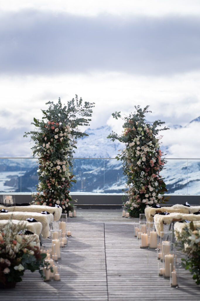 Eine Hochzeit in der Österreich Ceremony Trau Setting