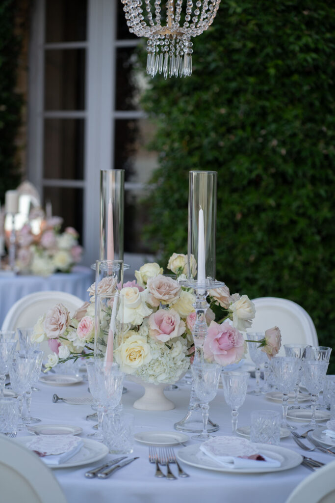 Villa Bettoni Hochzeit Blumendeko