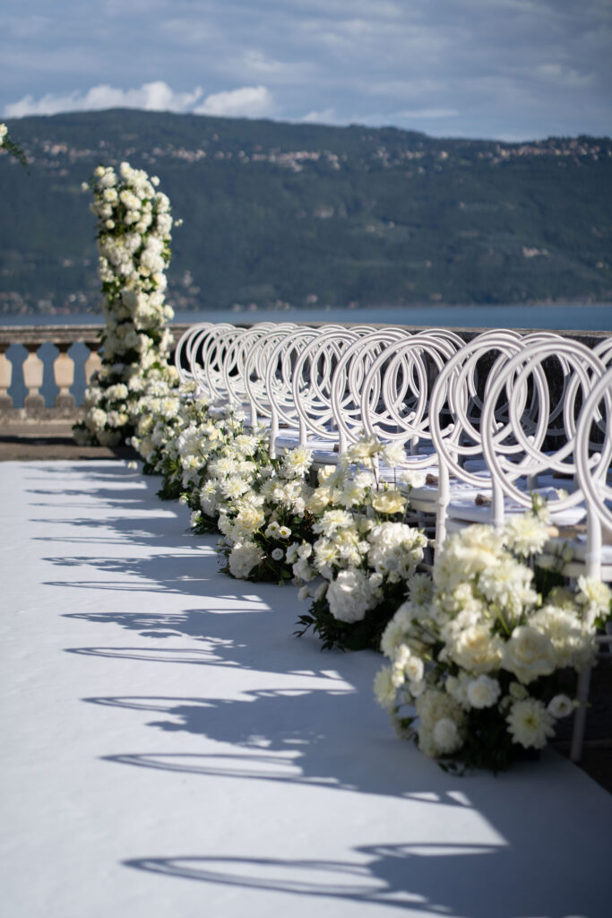 Villa Bettoni Freie Trauung Gardasee Hochzeit Ceremony Setting