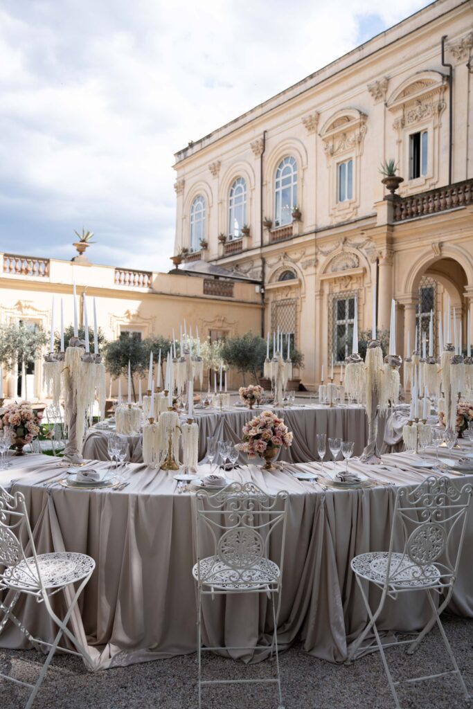Villa Aurelia Hochzeit Tablesetting