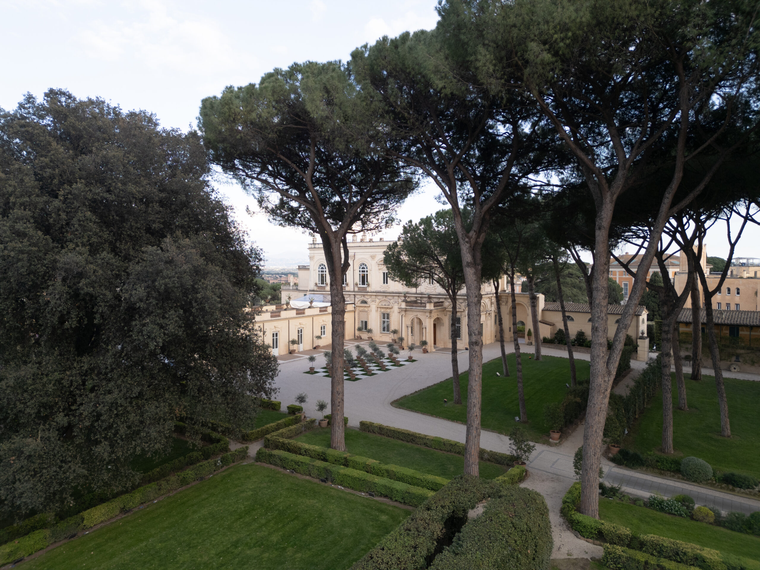 Heiraten in der Villa Aurelia in Rom Location von außen 