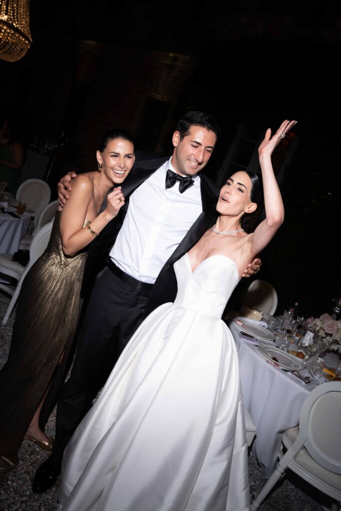 Lake Como Wedding Wedding Party Guest Dance Laughing